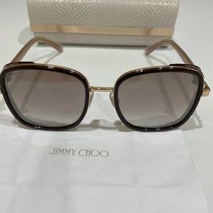 Jimmy Choo Ladies Aviator Pilot Sunglasses Elva